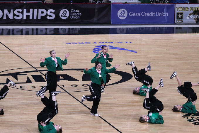 Mount Si Dance performing at the state championships